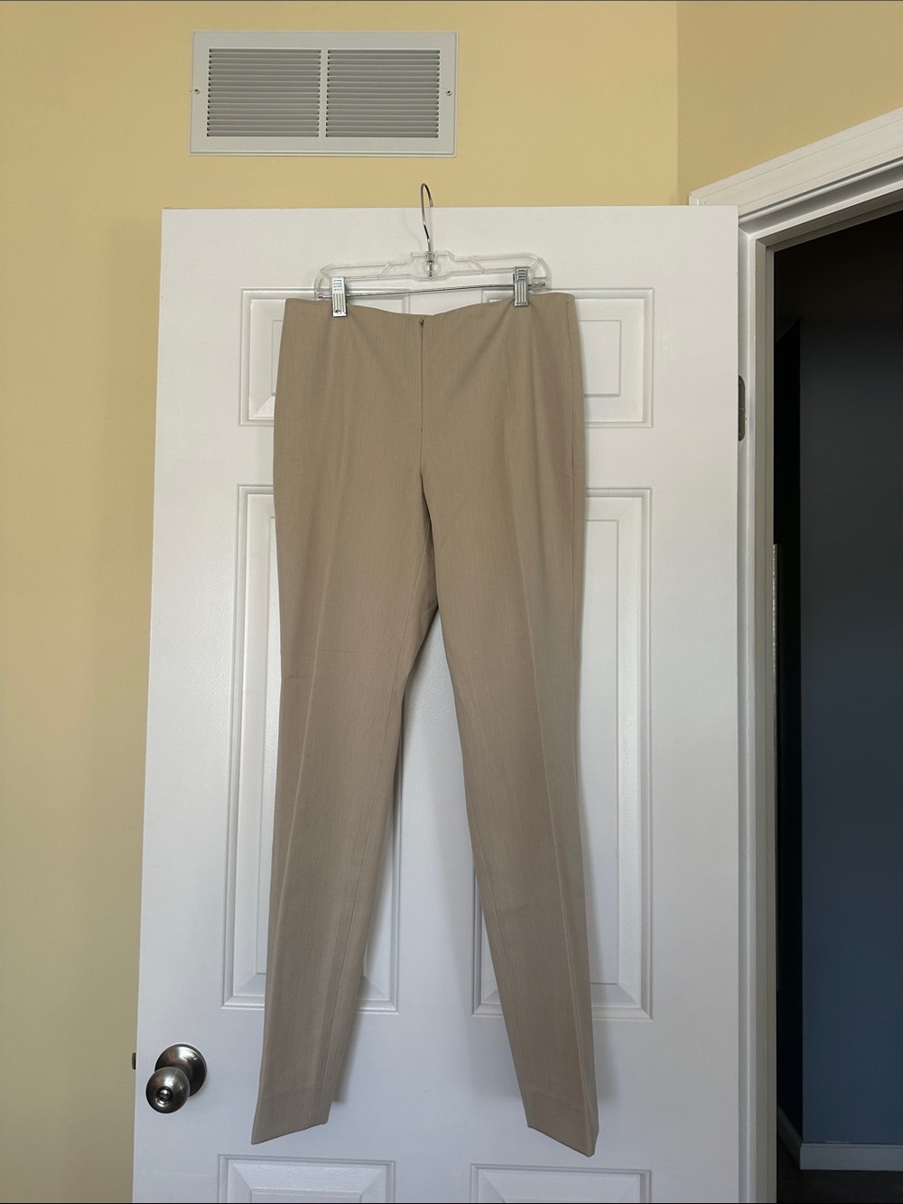 Peace of Cloth Women's Cropped Ankle Pants in Tan